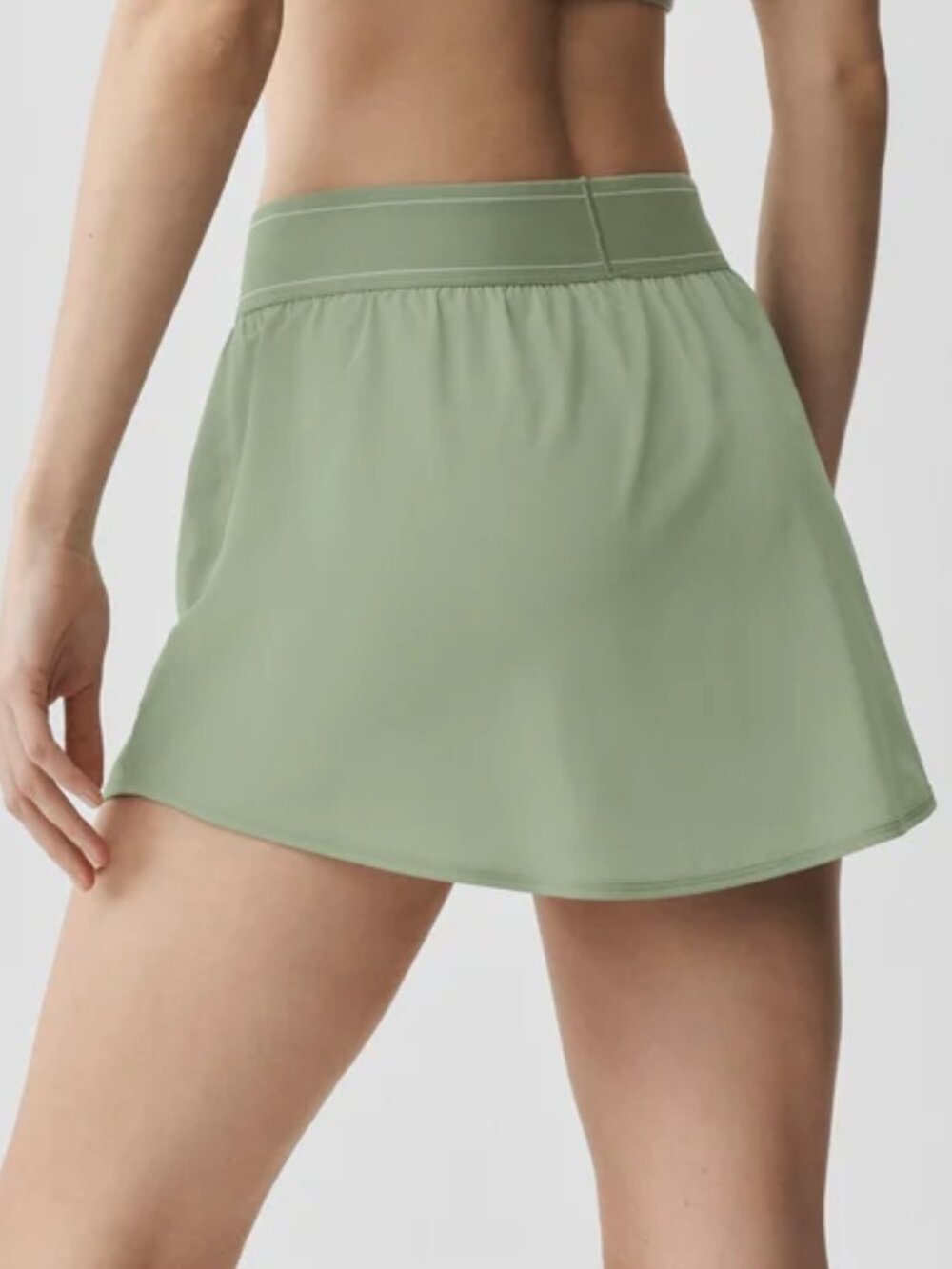 ALO Yoga Dune Grass Match Point Tennis Skirt🌿Chic Everyday Mini Skirt🎄 - Picture 8 of 8